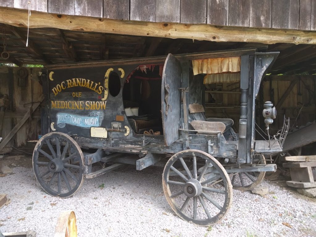 old medicine show carriage quackmobile